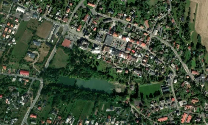 Klimkovice – letecký pohled
