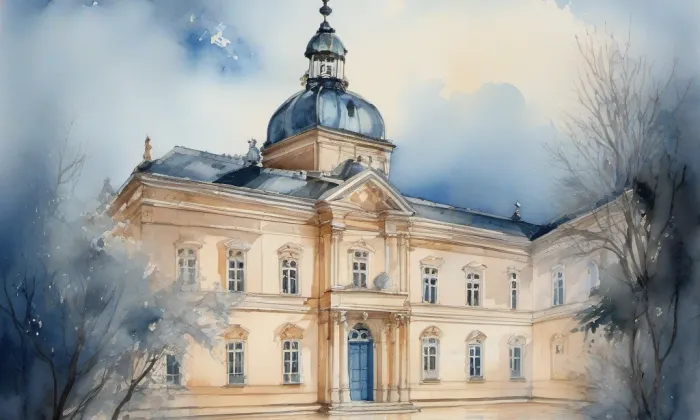 Kolovratský palác – akvarel