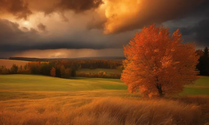 Komenda Český Dub – autumn