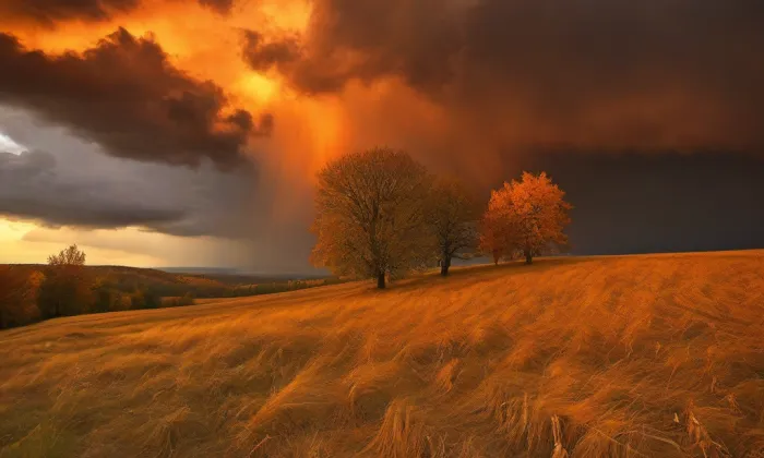Kostel Čtrnácti svatých pomocníků (Kadaň) – autumn