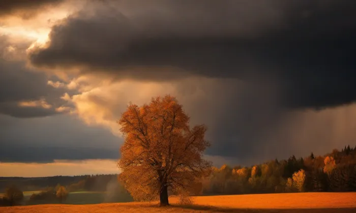 kostel Božského srdce Páně (Blažovice) – autumn