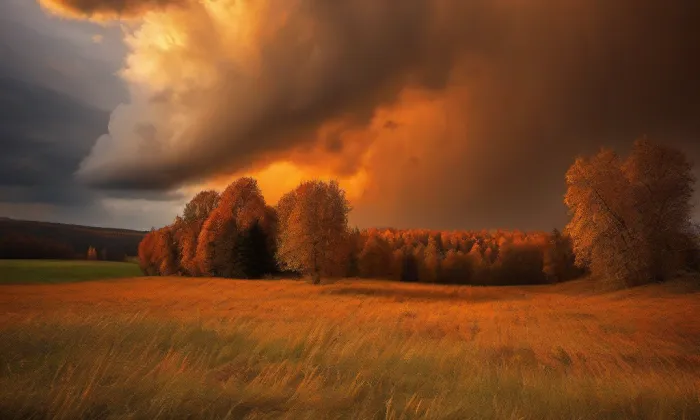kostel Církve bratrské – autumn