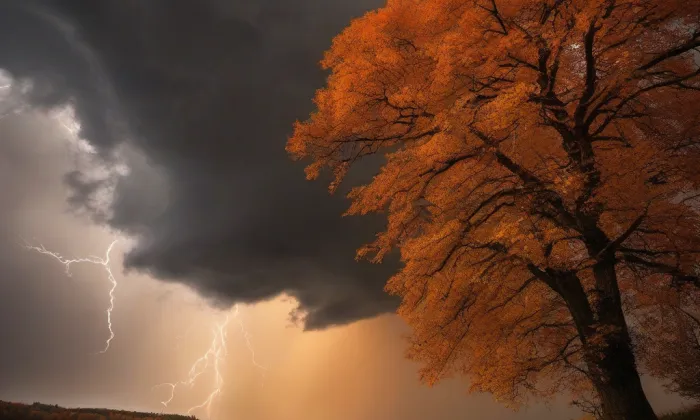 kostel Jména Panny Marie (Křtiny) – autumn