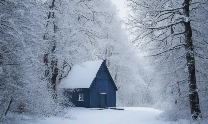 kostel Jména Panny Marie (Vyskytná) – winter