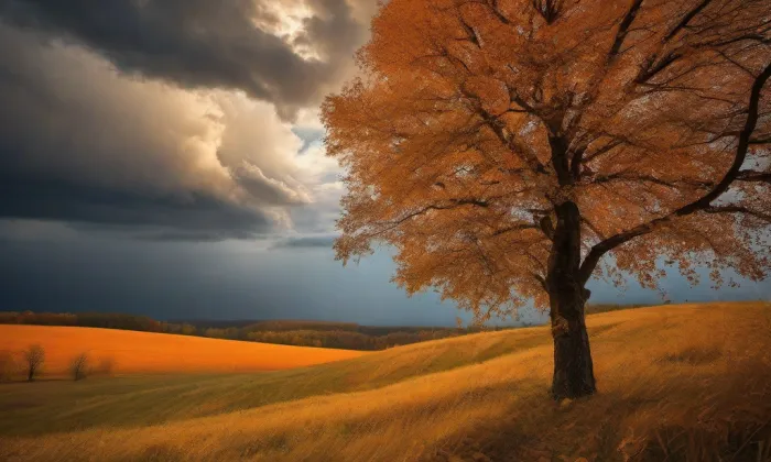 Kostel Nalezení svatého Kříže (Zliv) – autumn