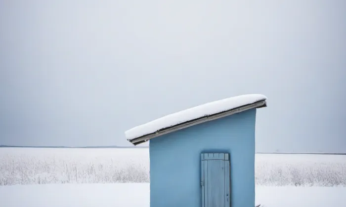 Kostel Nalezení svatého Kříže (Zliv) – winter