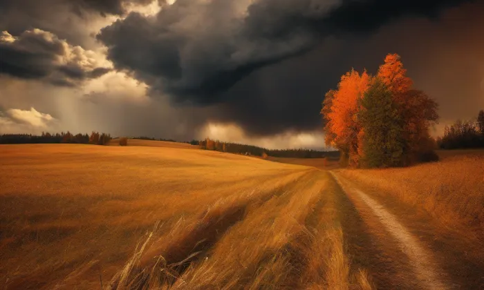 Kostel Nanebevzetí Panny Marie (Žatec) – autumn