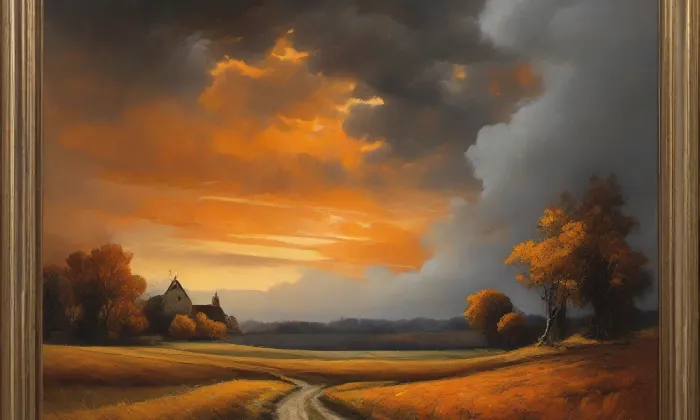 Kostel Nanebevzetí Panny Marie (Černošice) – autumn