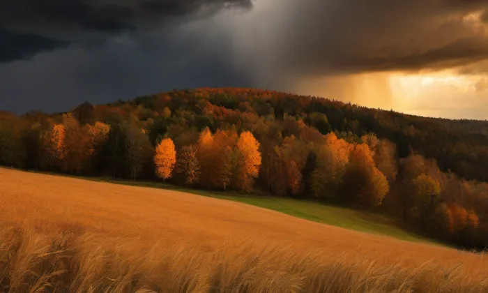 kostel Nanebevzetí Panny Marie (Dobrá Voda) – autumn