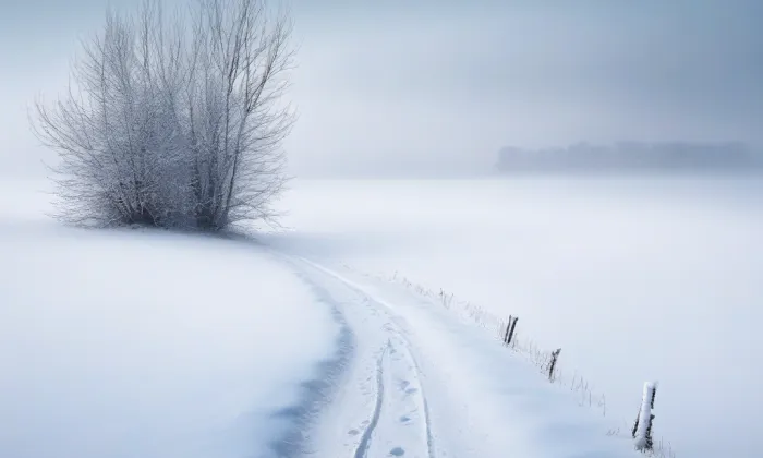kostel Nanebevzetí Panny Marie (Dolní Počernice) – winter