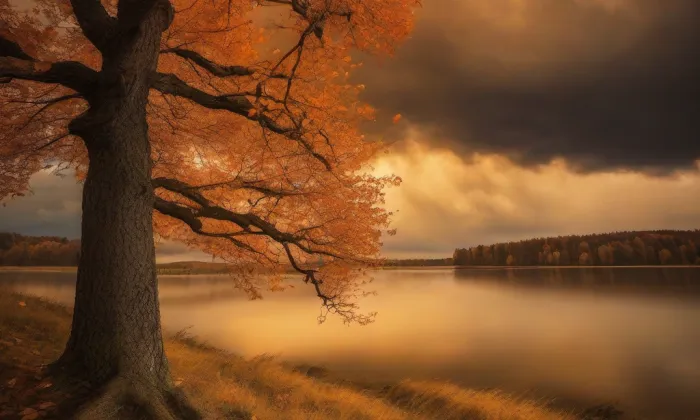 kostel Nanebevzetí Panny Marie (Hostín u Vojkovic) – autumn