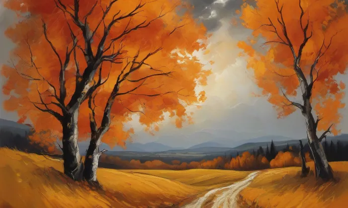 kostel Nanebevzetí Panny Marie (Kostelní Lhota) – autumn