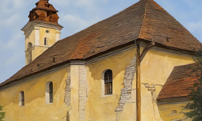kostel Nanebevzetí Panny Marie (Kostelní Lhota) – historical