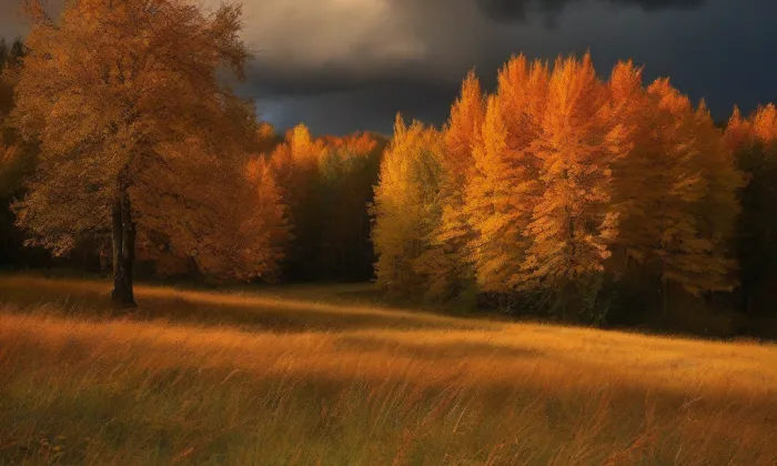kostel Nanebevzetí Panny Marie (Milíčovice) – autumn