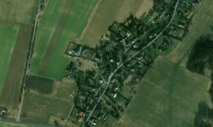 kostel Nanebevzetí Panny Marie (Milotice nad Opavou) – letecký pohled