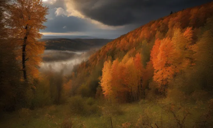 kostel Nanebevzetí Panny Marie (Milotice nad Opavou) – autumn