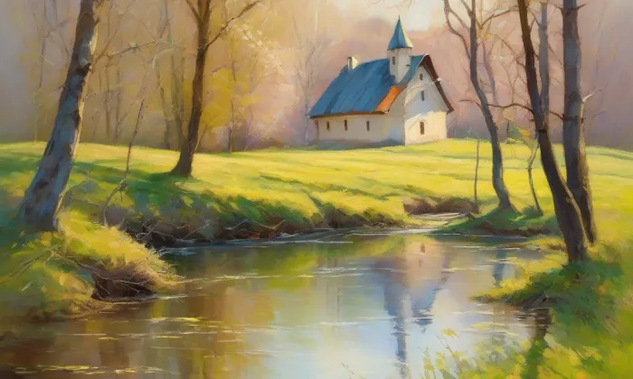 Kostel Nanebevzetí Panny Marie (Modrá Hůrka) – spring