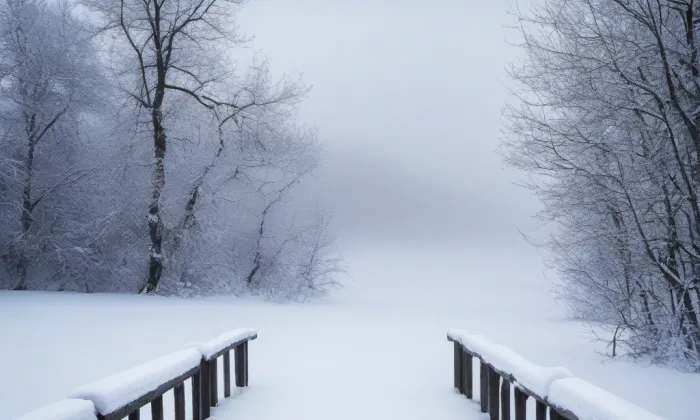 Kostel Nanebevzetí Panny Marie (Modrá Hůrka) – winter