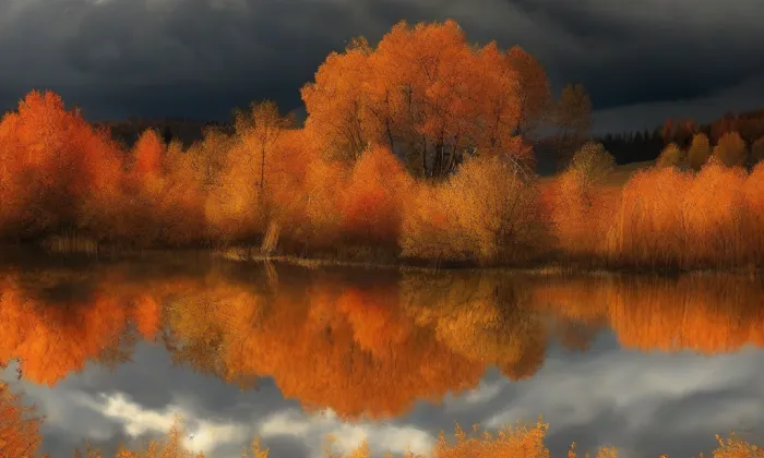 Kostel Nanebevzetí Panny Marie (Moravský Beroun) – autumn