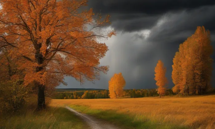 Kostel Nanebevzetí Panny Marie (Planá) – autumn