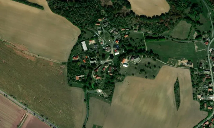 Kostel Nanebevzetí Panny Marie (Solec) – letecký pohled