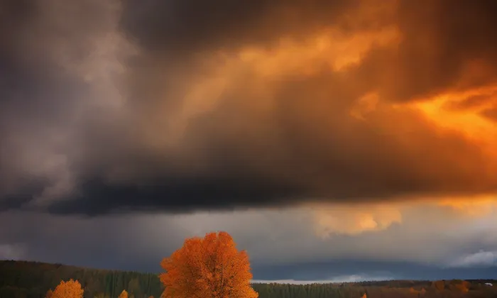 Kostel Nanebevzetí Panny Marie (Svatobor) – autumn