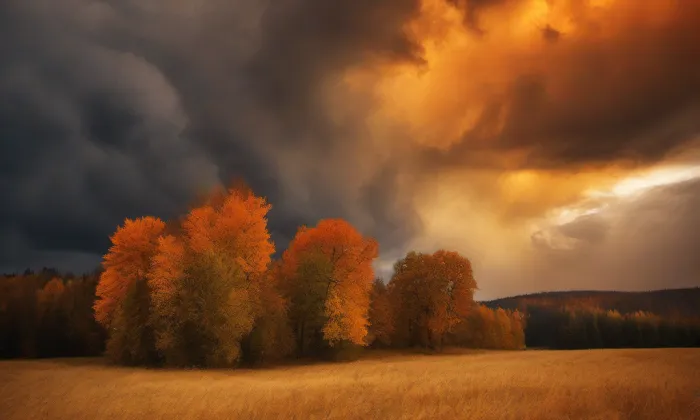 kostel Nanebevzetí Panny Marie (Svatoslav) – autumn