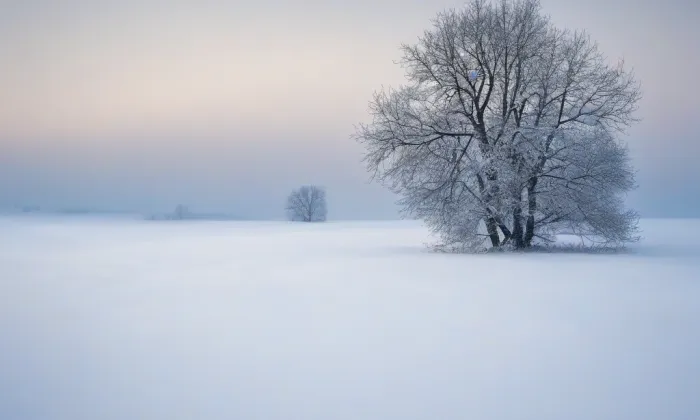 Kostel Nanebevzetí Panny Marie v Horním Jiřetíně – winter