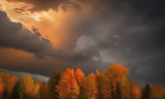 Kostel Nanebevzetí Panny Marie ve Zlonicích – autumn