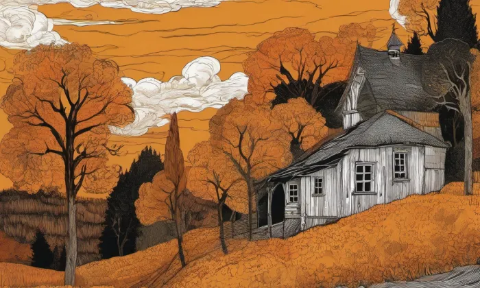 Kostel Narození Panny Marie (Jamartice) – autumn