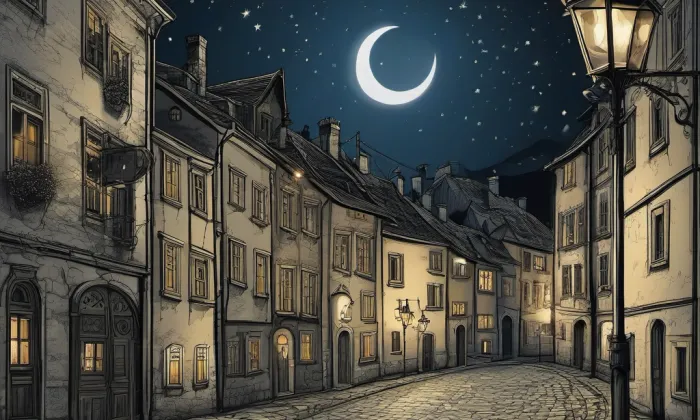 Kostel Narození Panny Marie (Nové Strašecí) – noc