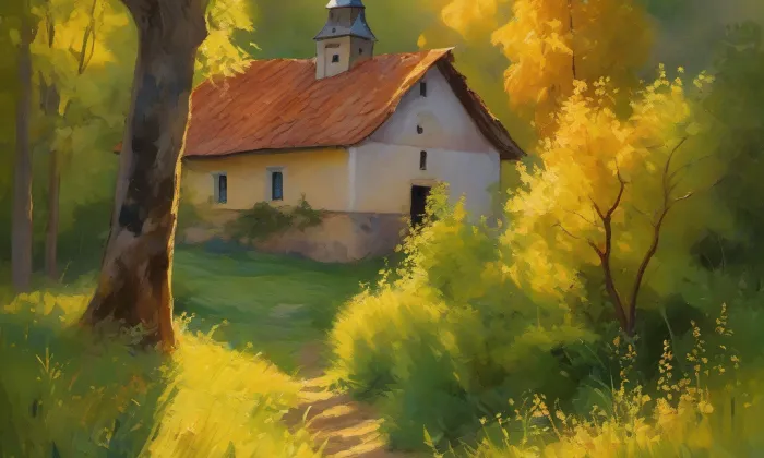 Kostel Narození Panny Marie (Sudoměř) – summer