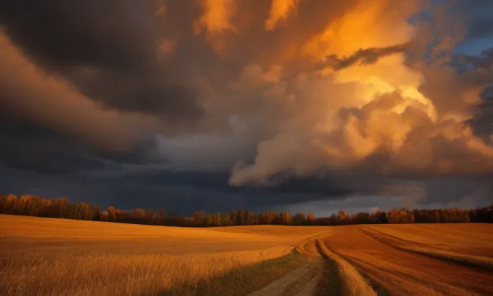 Kostel Narození Panny Marie ve Žlebích – autumn