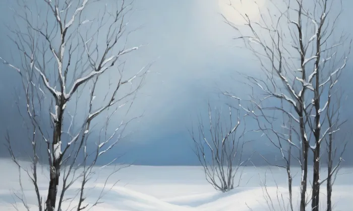Kostel Narození svatého Jana Křtitele (Proboštov) – winter
