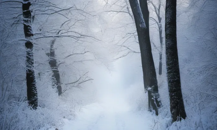 Kostel Narození svatého Jana Křtitele (Vlkov nad Lesy) – winter