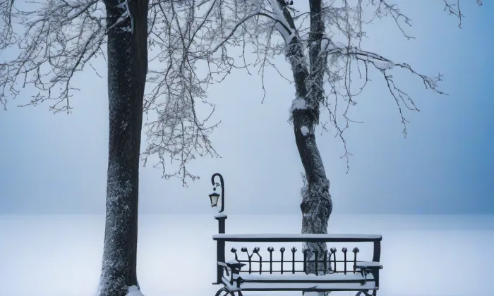 kostel Narození svatého Jana Křtitele (Černovice) – winter