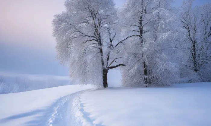 Kostel Navštívení P. Marie – winter
