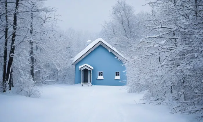 Kostel Navštívení Panny Marie (Horní Vítkov) – winter