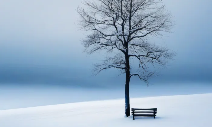 Kostel Navštívení Panny Marie (Povrly) – winter