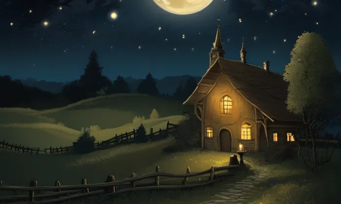Kostel Navštívení Panny Marie (Rýmařov) – noc