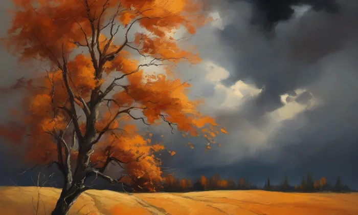 Kostel Navštívení Panny Marie (Rudné) – autumn