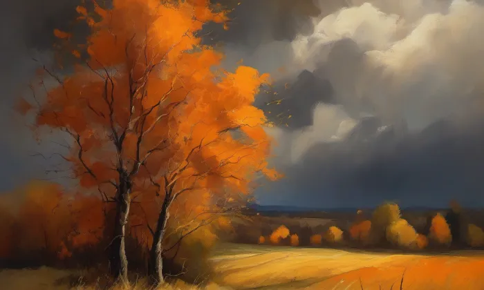 kostel Navštívení Panny Marie (Soběšovice) – autumn