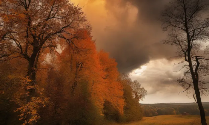 kostel Nejsvětější Trojice (Čimelice) – autumn
