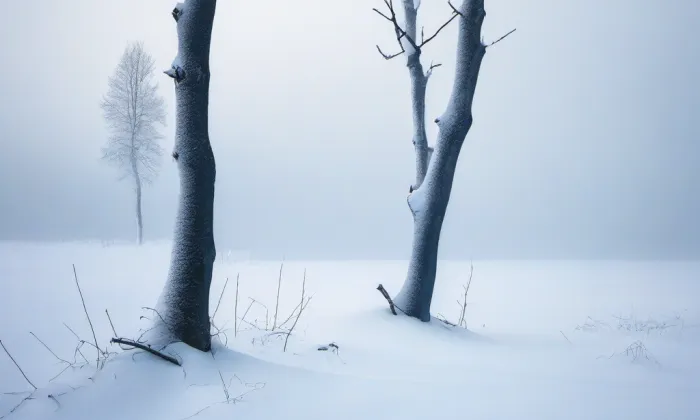 kostel Nejsvětější Trojice (Babice) – winter