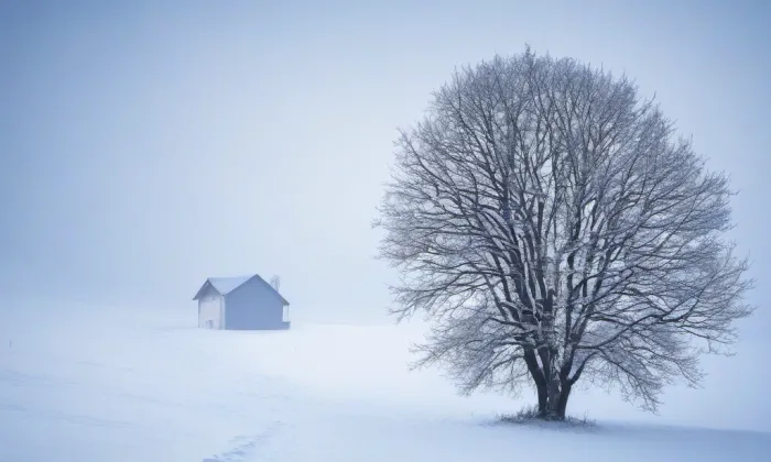 kostel Nejsvětější Trojice (Bohumilice) – winter