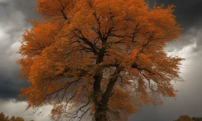 Kostel Nejsvětější Trojice (Chrást) – autumn
