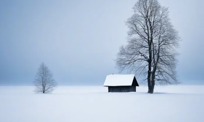 Kostel Nejsvětější Trojice (Kuks) – winter
