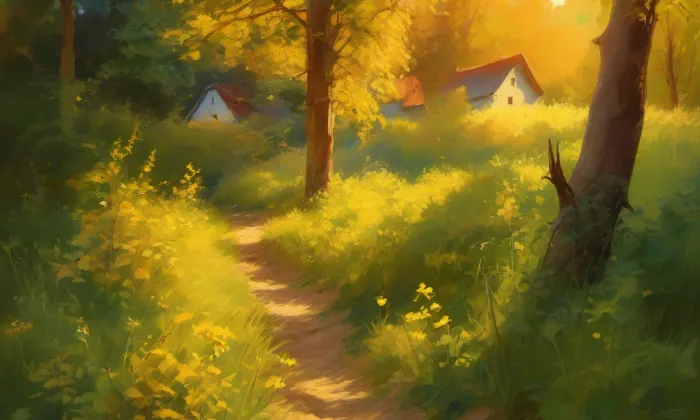 Kostel Nejsvětější Trojice (Mešno) – summer