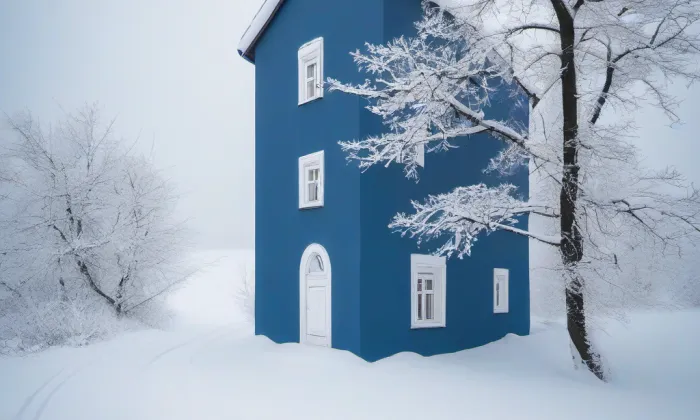 Kostel Nejsvětější Trojice (Neznašov) – winter