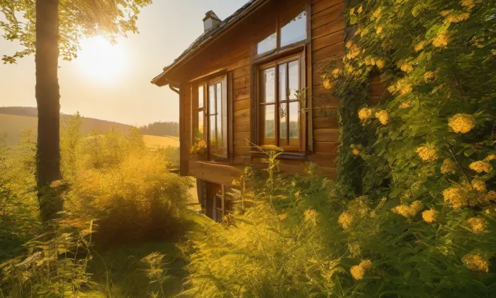 Kostel Nejsvětější Trojice (Obrubce) – summer